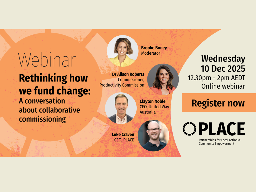 Rethinking how we fund change: Collaborative Commissioning | Webinar Image